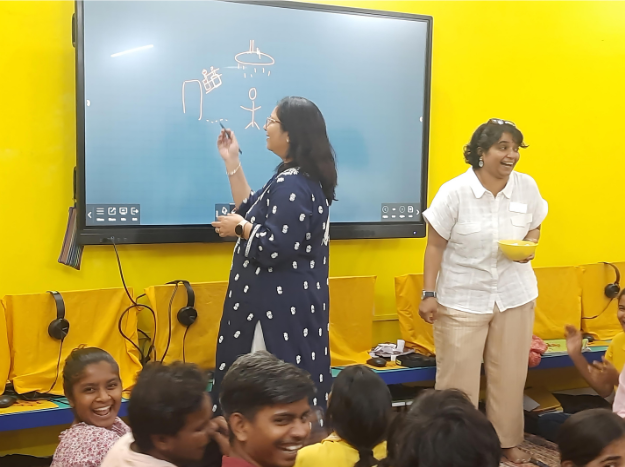 Jaya Poonja in action: Capturing creativity with every Pictionary guess